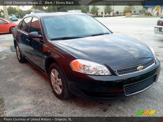 2008 Chevrolet Impala LS in Black