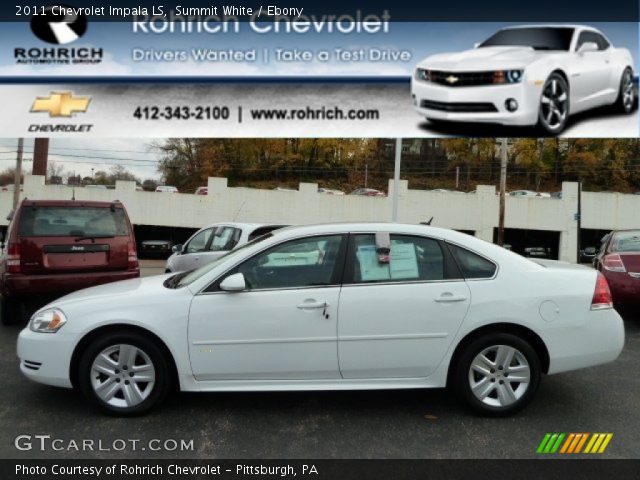 2011 Chevrolet Impala LS in Summit White