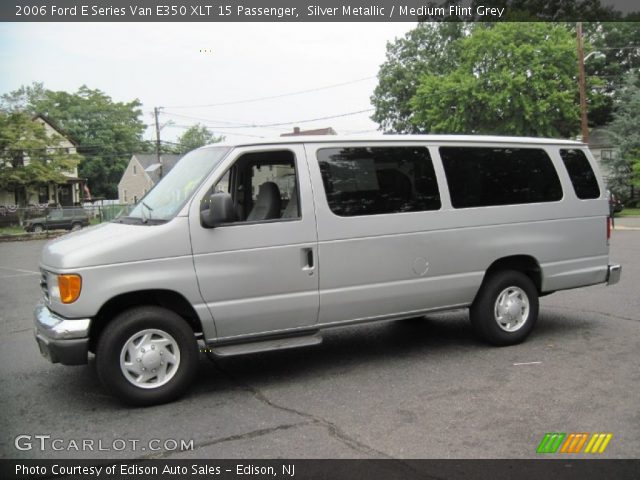 2006 Ford E Series Van E350 XLT 15 Passenger in Silver Metallic