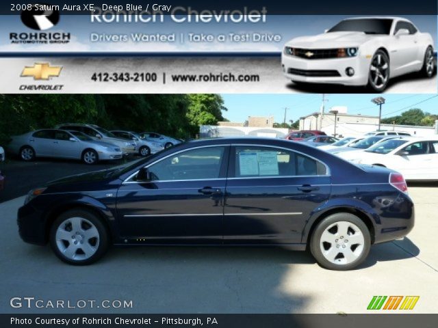 2008 Saturn Aura XE in Deep Blue