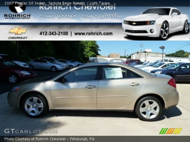 2007 Pontiac G6 Sedan in Sedona Beige Metallic