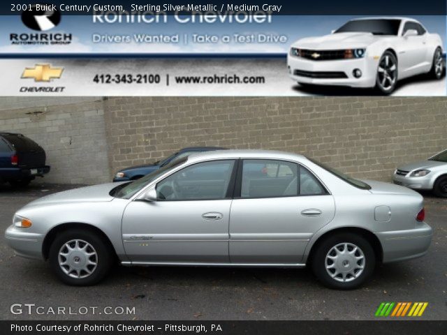 2001 Buick Century Custom in Sterling Silver Metallic