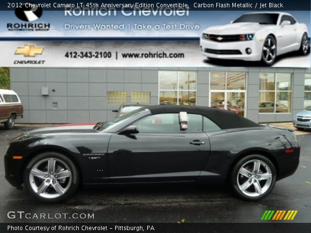 2012 Chevrolet Camaro LT 45th Anniversary Edition Convertible in Carbon Flash Metallic