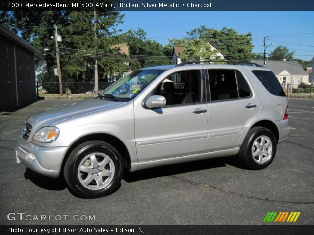 2003 Mercedes-Benz ML 500 4Matic in Brilliant Silver Metallic