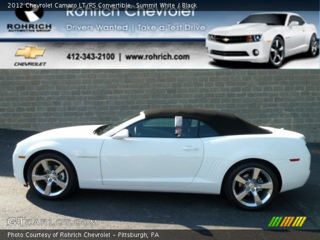 2012 Chevrolet Camaro LT/RS Convertible in Summit White