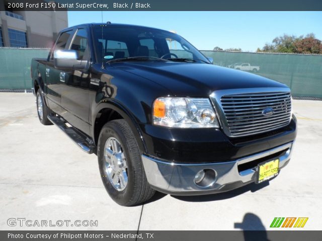 2008 Ford F150 Lariat SuperCrew in Black