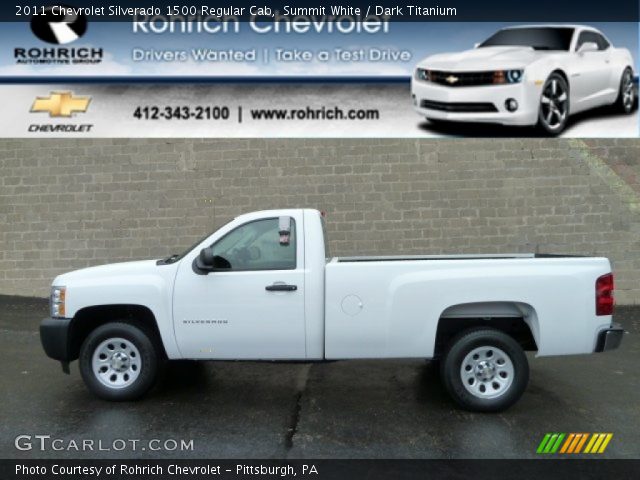 2011 Chevrolet Silverado 1500 Regular Cab in Summit White