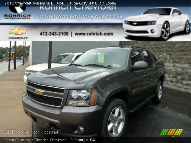 2011 Chevrolet Avalanche LT 4x4 in Taupe Gray Metallic
