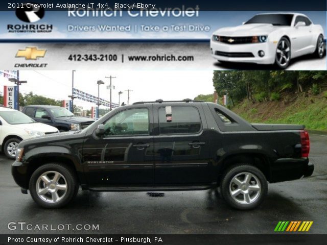 2011 Chevrolet Avalanche LT 4x4 in Black