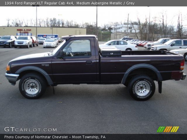 1994 Ford Ranger XLT Regular Cab 4x4 in Medium Aubergine Metallic