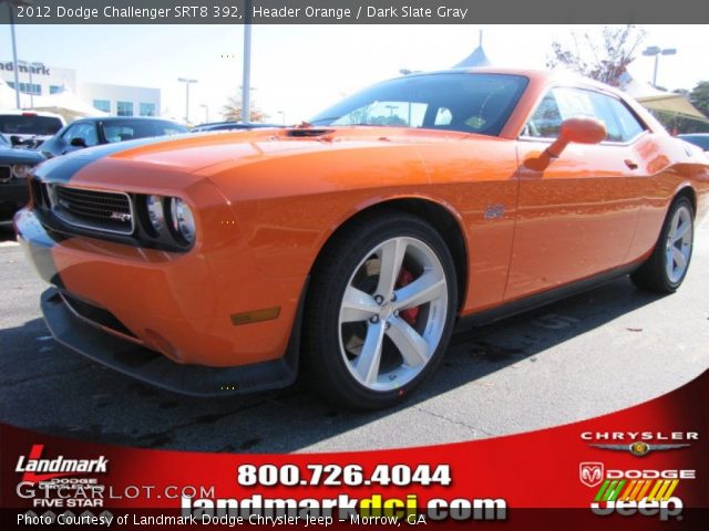2012 Dodge Challenger SRT8 392 in Header Orange