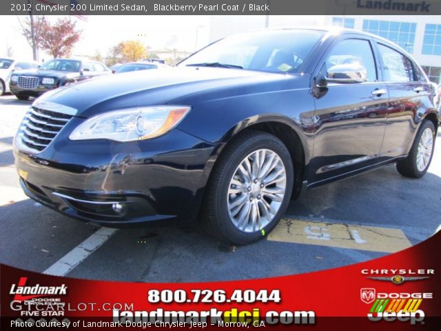 2012 Chrysler 200 Limited Sedan in Blackberry Pearl Coat