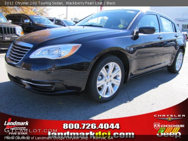 2012 Chrysler 200 Touring Sedan in Blackberry Pearl Coat