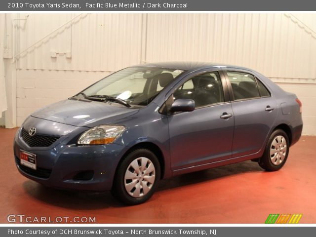 2010 Toyota Yaris Sedan in Pacific Blue Metallic