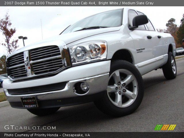 2007 Dodge Ram 1500 Thunder Road Quad Cab 4x4 in Bright White