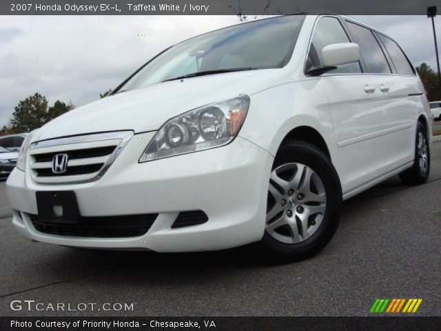 2007 Honda Odyssey EX-L in Taffeta White