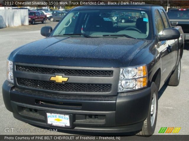 2012 Chevrolet Silverado 1500 Work Truck Extended Cab in Black