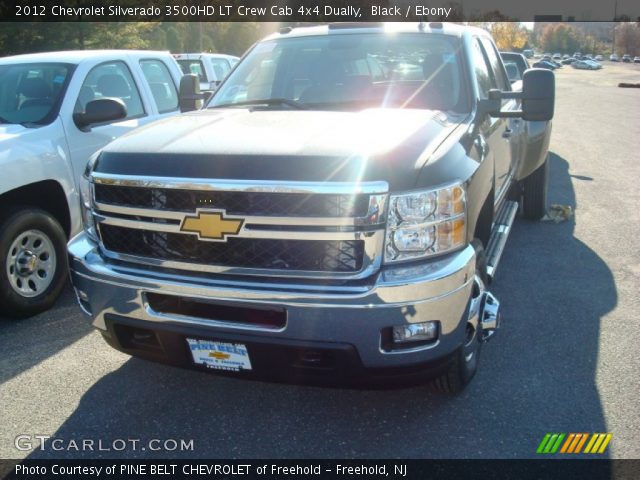 2012 Chevrolet Silverado 3500HD LT Crew Cab 4x4 Dually in Black