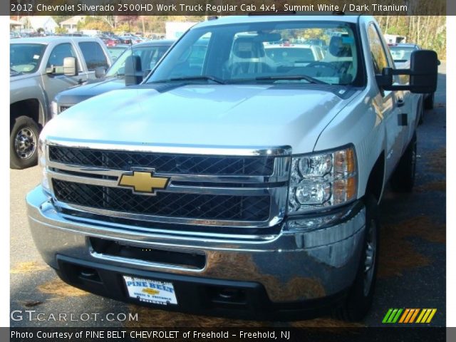 2012 Chevrolet Silverado 2500HD Work Truck Regular Cab 4x4 in Summit White