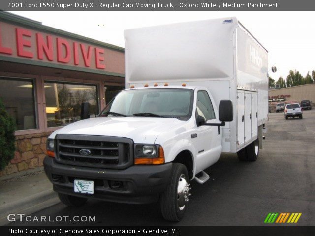 2001 Ford F550 Super Duty XL Regular Cab Moving Truck in Oxford White