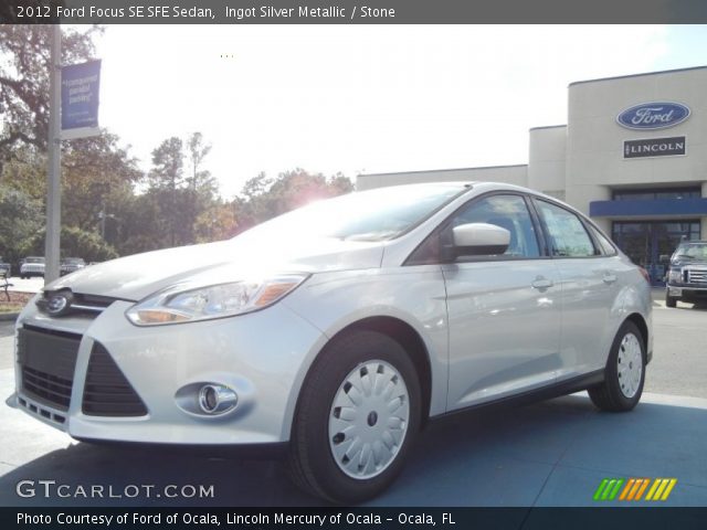 2012 Ford Focus SE SFE Sedan in Ingot Silver Metallic