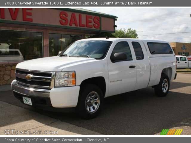 2008 Chevrolet Silverado 1500 LS Extended Cab 4x4 in Summit White