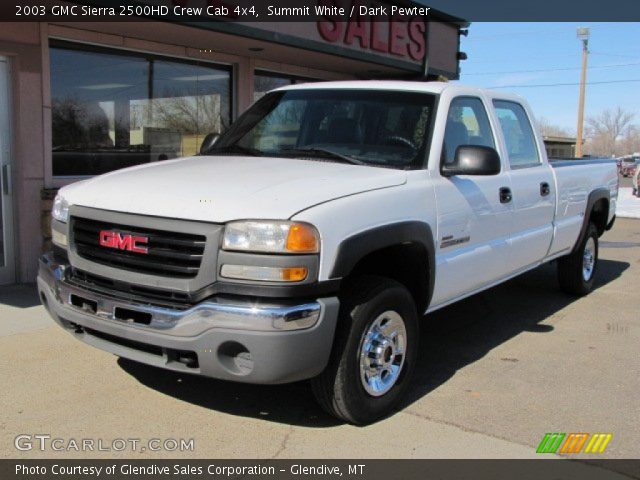 2003 GMC Sierra 2500HD Crew Cab 4x4 in Summit White