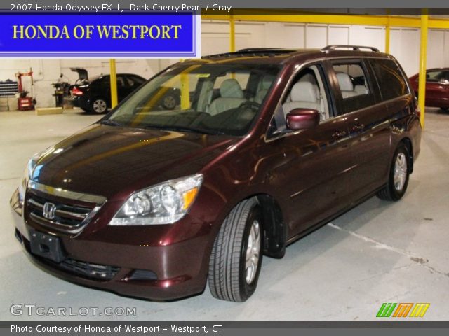 2007 Honda Odyssey EX-L in Dark Cherry Pearl