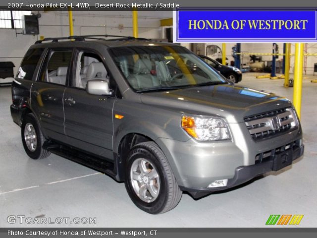 2007 Honda Pilot EX-L 4WD in Desert Rock Metallic