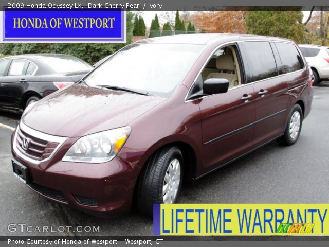2009 Honda Odyssey LX in Dark Cherry Pearl