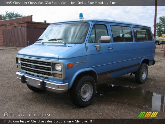 1995 Chevrolet Chevy Van G30 Sport Van in Light Stellar Blue Metallic