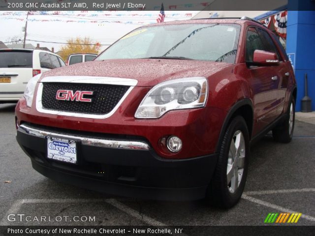 2008 GMC Acadia SLT AWD in Red Jewel
