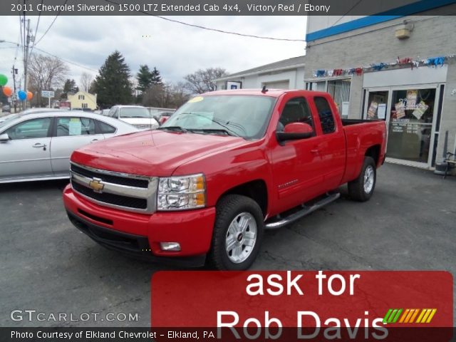 2011 Chevrolet Silverado 1500 LTZ Extended Cab 4x4 in Victory Red