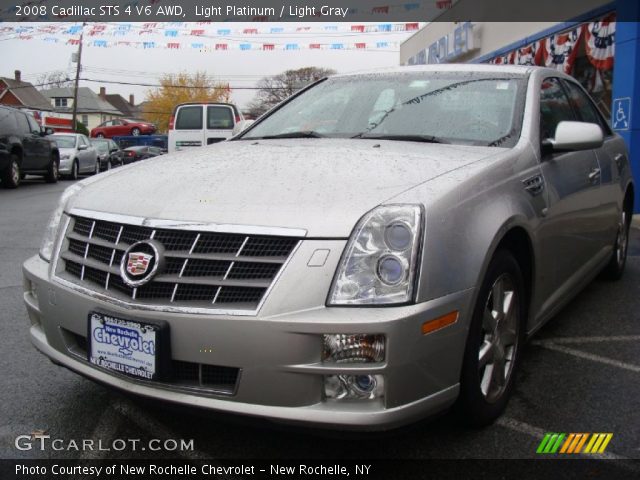 2008 Cadillac STS 4 V6 AWD in Light Platinum