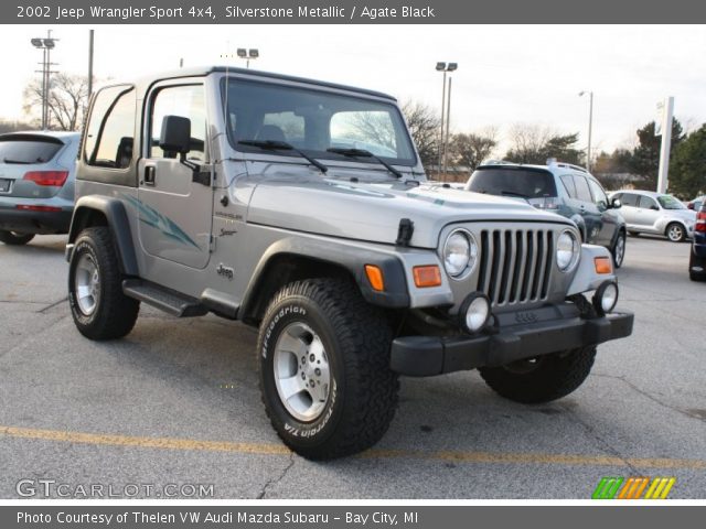 2002 Jeep Wrangler Sport 4x4 in Silverstone Metallic