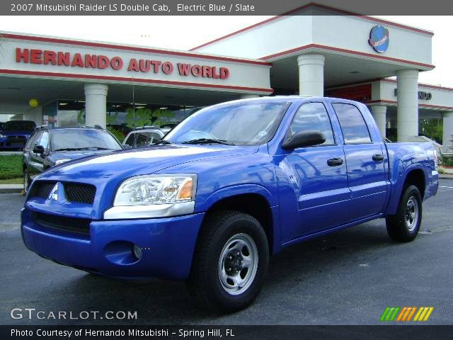 2007 Mitsubishi Raider LS Double Cab in Electric Blue