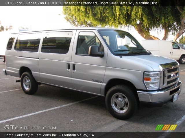 2010 Ford E Series Van E350 XLT Passenger Extended in Ingot Silver Metallic