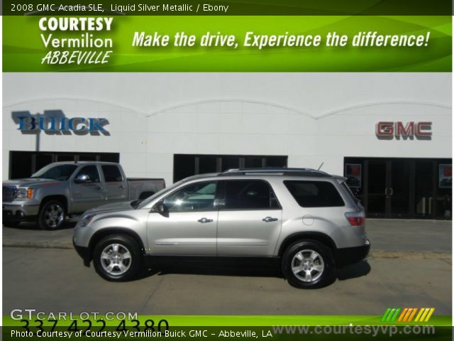 2008 GMC Acadia SLE in Liquid Silver Metallic