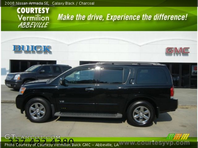 2008 Nissan Armada SE in Galaxy Black