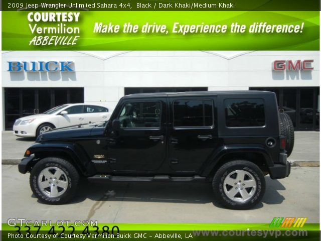 2009 Jeep Wrangler Unlimited Sahara 4x4 in Black