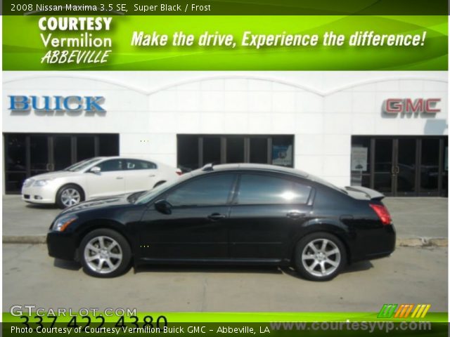 2008 Nissan Maxima 3.5 SE in Super Black