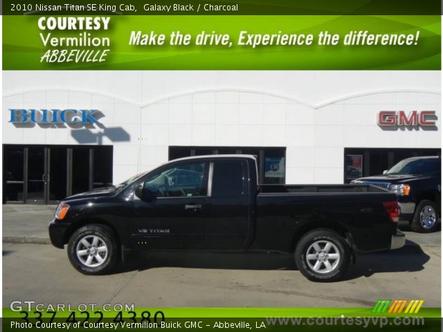 2010 Nissan Titan SE King Cab in Galaxy Black