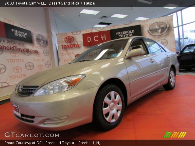 2003 Toyota Camry LE in Desert Sand Mica