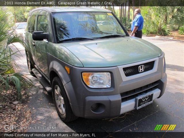 2003 Honda Element EX AWD in Galapagos Green Metallic