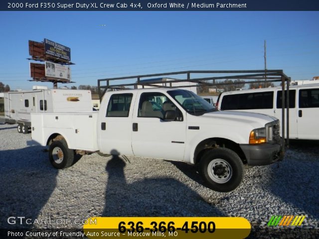 2000 Ford F350 Super Duty XL Crew Cab 4x4 in Oxford White