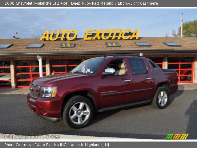 2008 Chevrolet Avalanche LTZ 4x4 in Deep Ruby Red Metallic