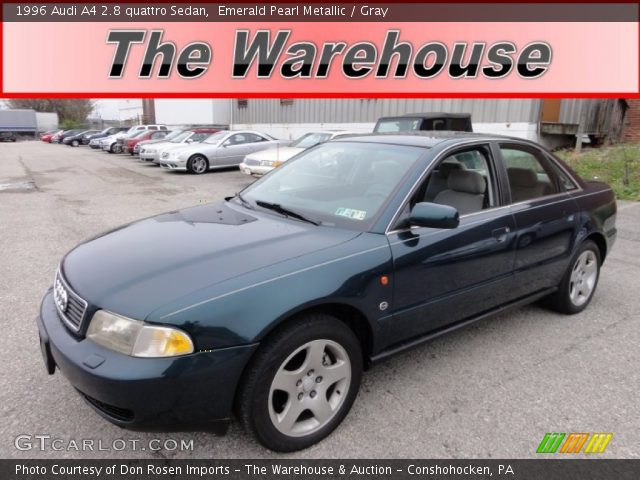 1996 Audi A4 2.8 quattro Sedan in Emerald Pearl Metallic