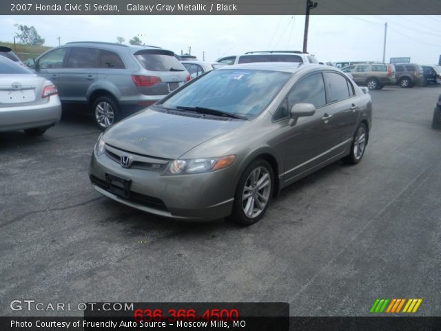 2007 Honda Civic Si Sedan in Galaxy Gray Metallic