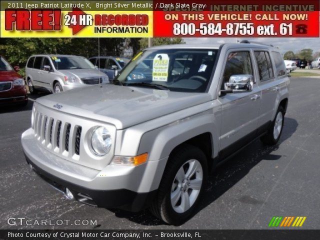 2011 Jeep Patriot Latitude X in Bright Silver Metallic