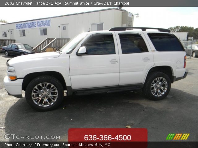 2003 Chevrolet Tahoe Z71 4x4 in Summit White